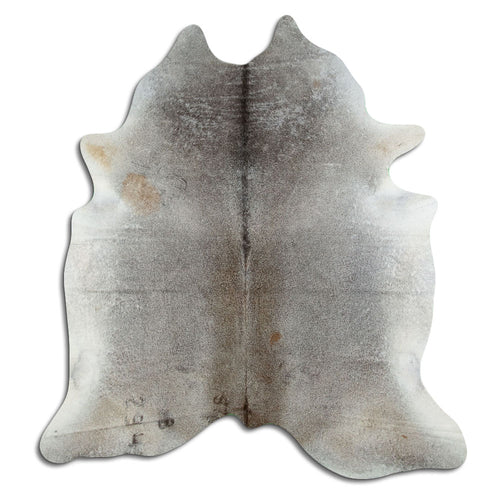 Tan Grey Cowhide Rug XL