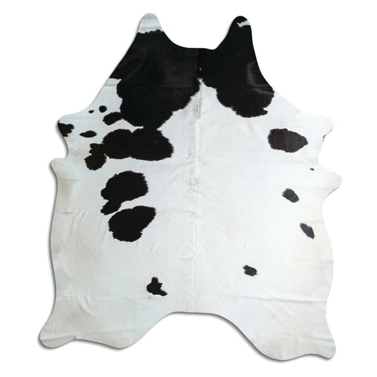 Black & White Cowhide Rug XXL