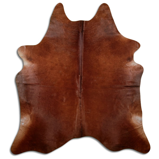 Brown Cowhide Rug L