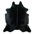 Black Cowhide Rug XXL