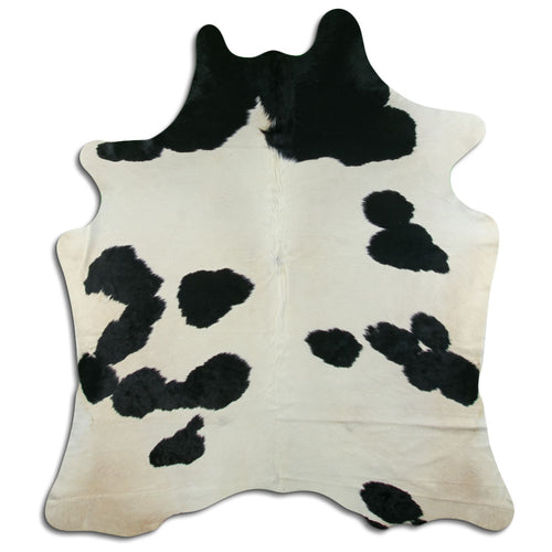 Black & White Cowhide Rug XL