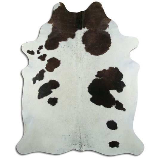 Black & White Cowhide Rug XXL