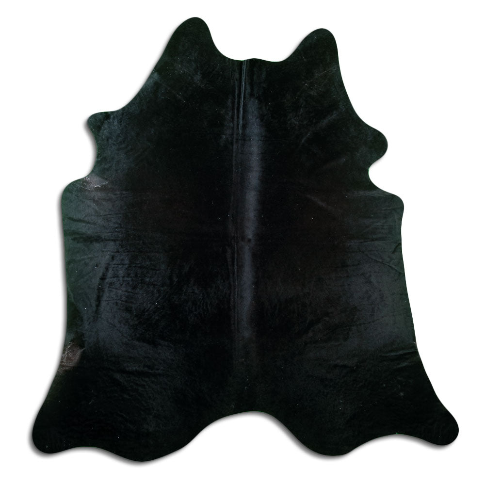 Black Cowhide Rug XL