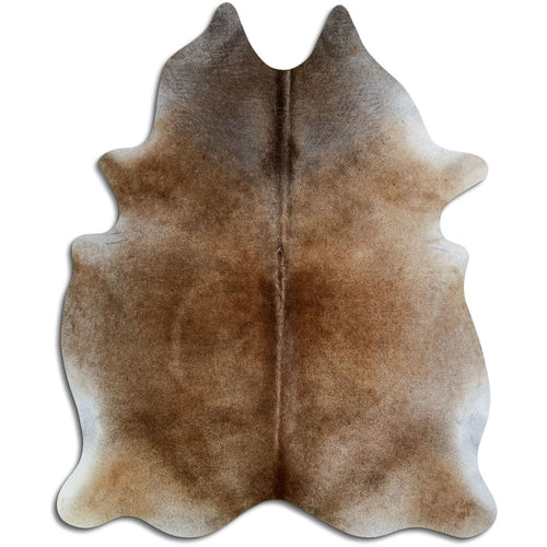 Tan Grey Cowhide Rug XXL