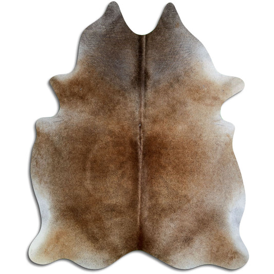 Tan Grey Cowhide Rug XXL