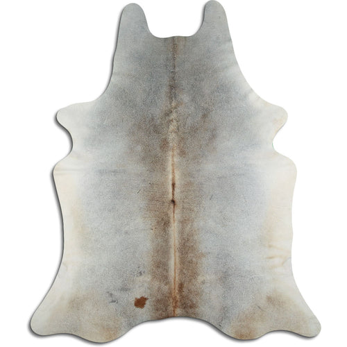 Tan Grey Cowhide Rug XXL