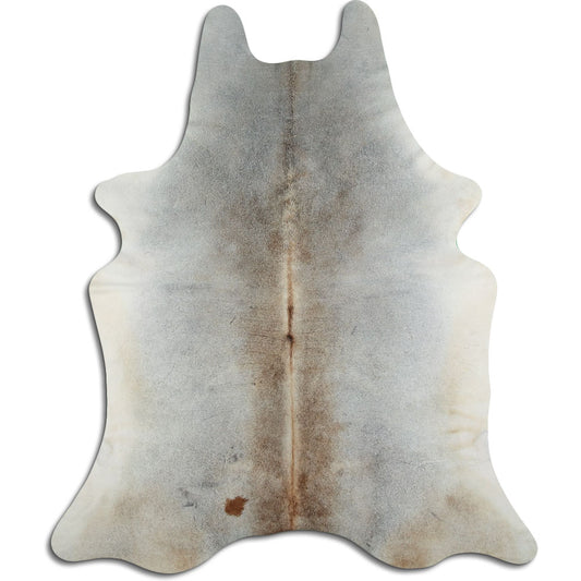 Tan Grey Cowhide Rug XXL