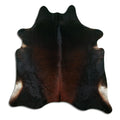 Brown Cowhide Rug XL