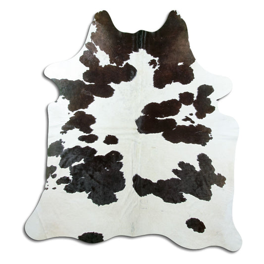 Black & White Cowhide Rug XL