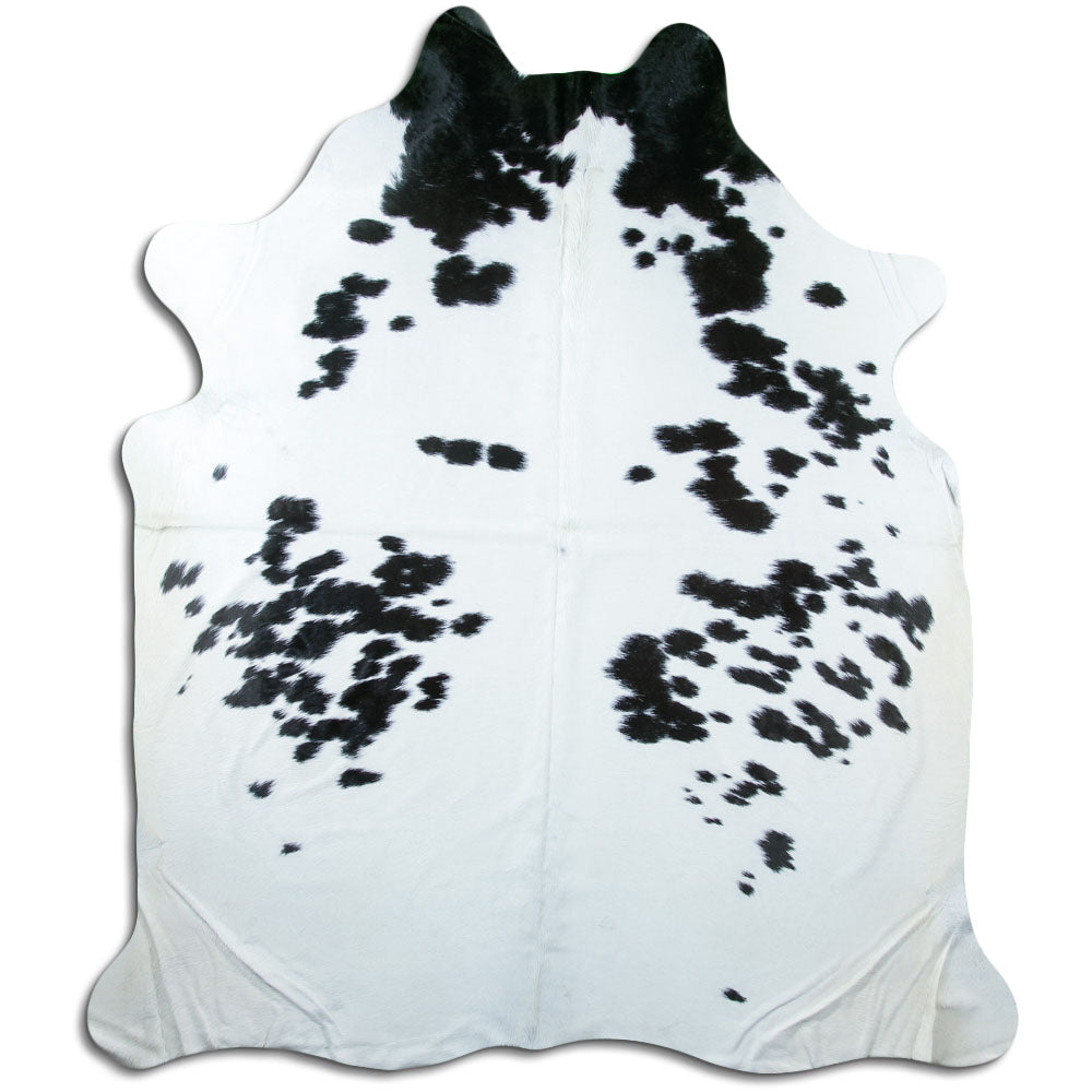 Black & White Cowhide Rug XXL