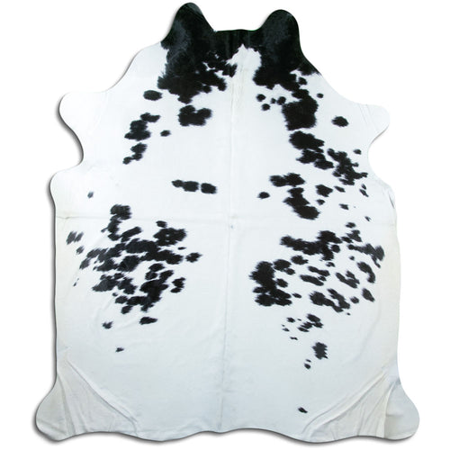 Black & White Cowhide Rug XXL