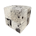 Cowhide ottoman | available in several colours