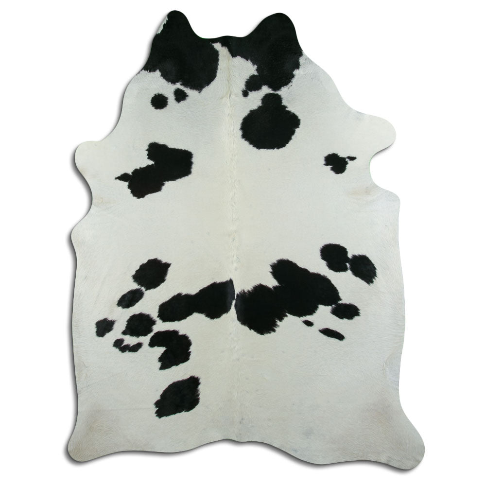 Black & White Cowhide Rug XXL