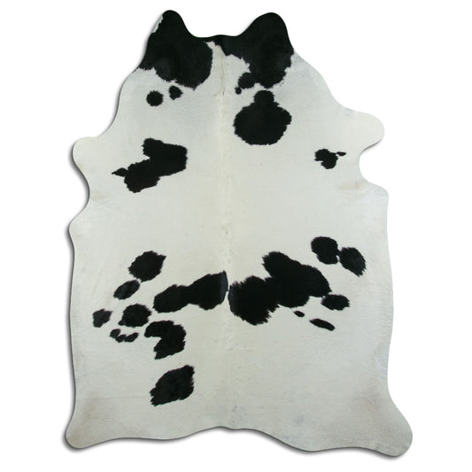 Black & White Cowhide Rug XXL