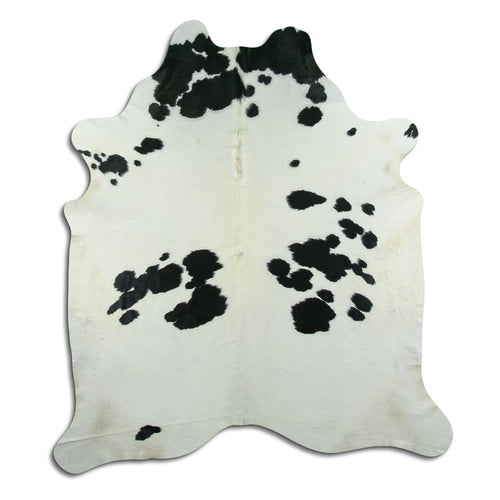 Black & White Cowhide Rug XXL