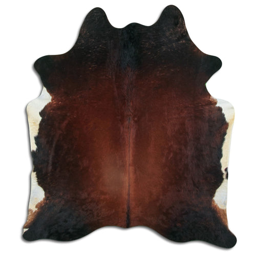 Brown Cowhide Rug L