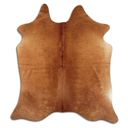 Brown Cowhide Rug L