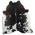Black & White Cowhide Rug XL