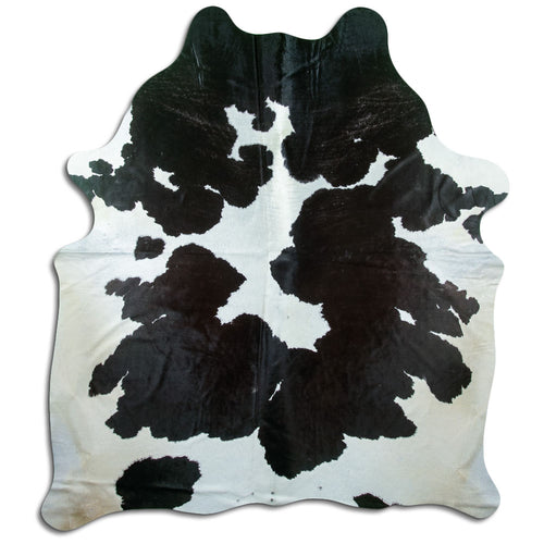 Black & White Cowhide Rug XXL