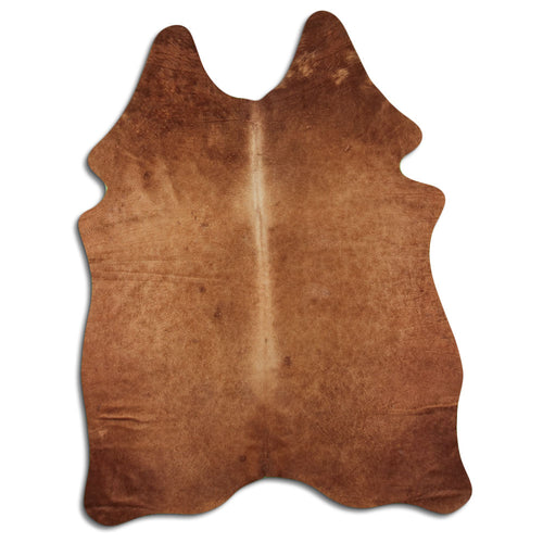 Brown Cowhide Rug L
