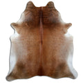 Tan Grey Cowhide Rug XL