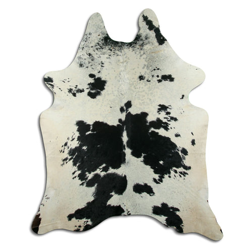 Black & White Cowhide Rug XL