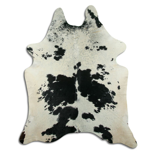 Black & White Cowhide Rug XL