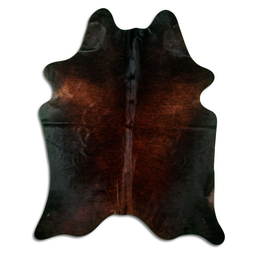 Brown Cowhide Rug L