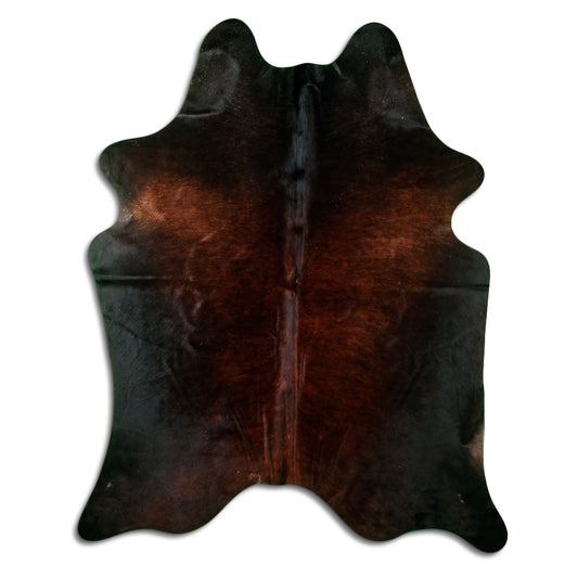 Brown Cowhide Rug L