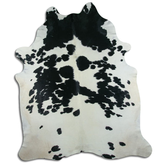 Black & White Cowhide Rug XXXL