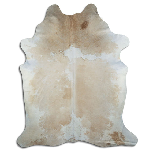 Brown & White Cowhide Rug XXL