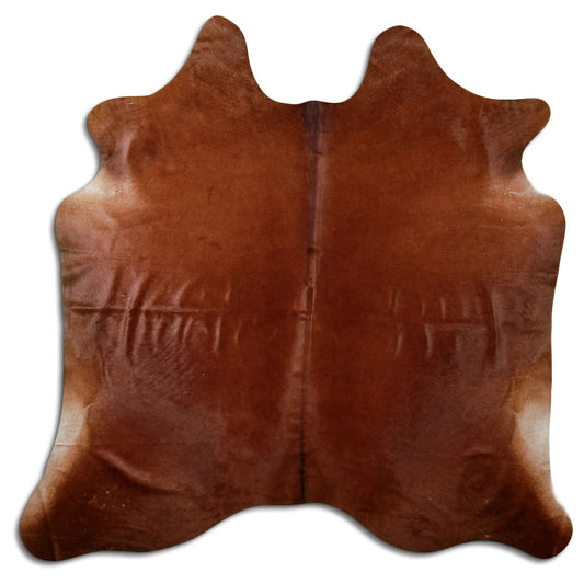 Brown Cowhide Rug L