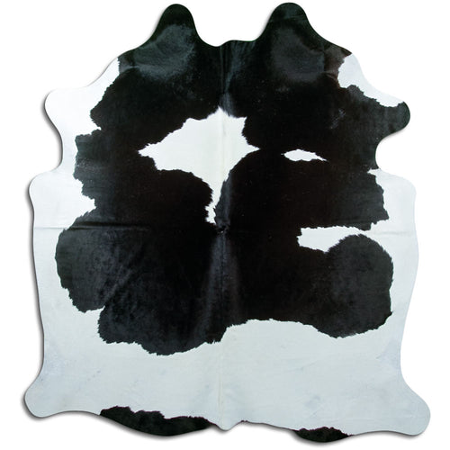 Black & White Cowhide Rug XXL