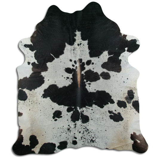 Black & White Cowhide Rug XXL