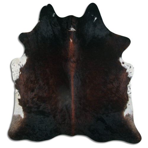 Brown Cowhide Rug L