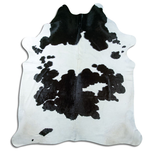 Black & White Cowhide Rug XXL