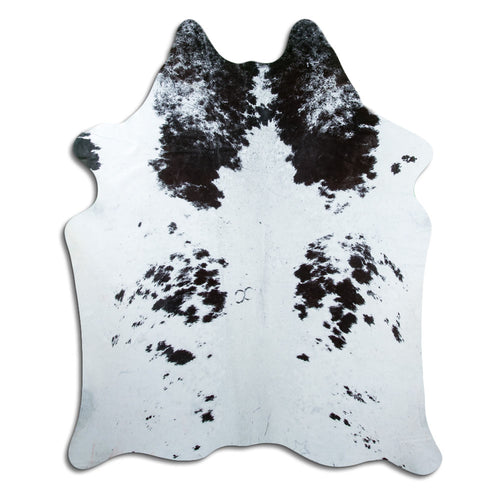 Black & White Cowhide Rug XXL