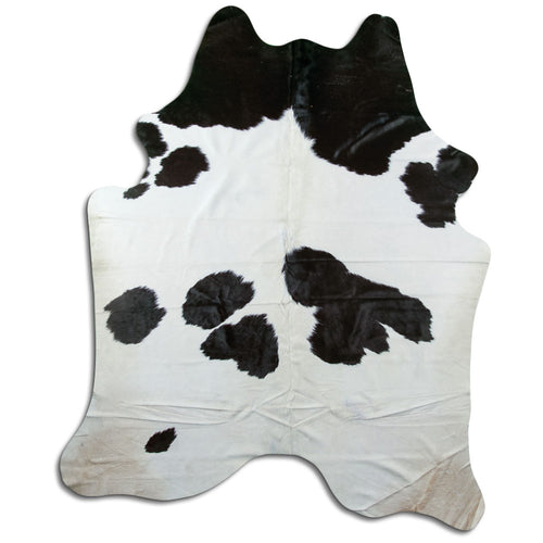 Black & White Cowhide Rug XXL