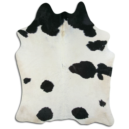 Black & White Cowhide Rug XXL