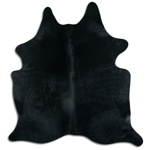 Black Cowhide Rug XL