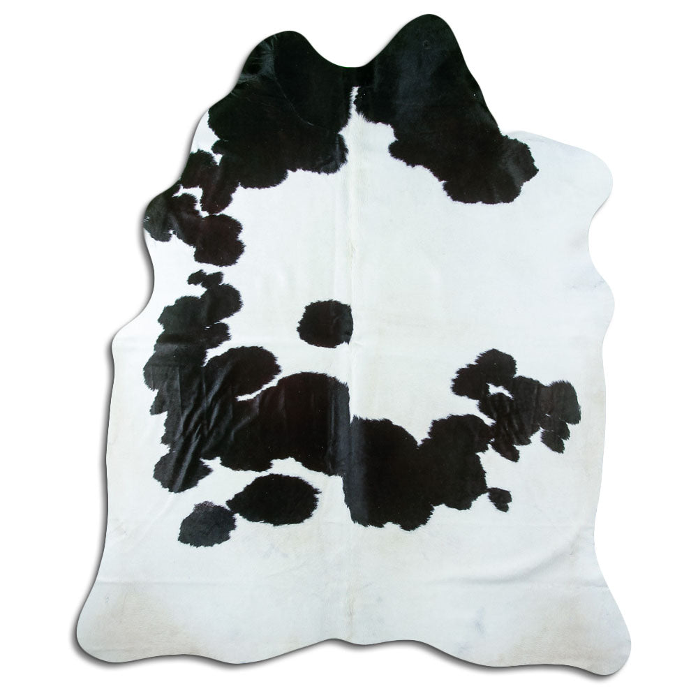 Black & White Cowhide Rug XXL