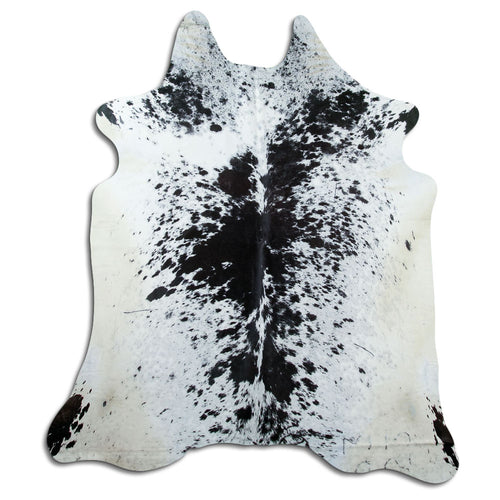 Black & White Cowhide Rug XXL