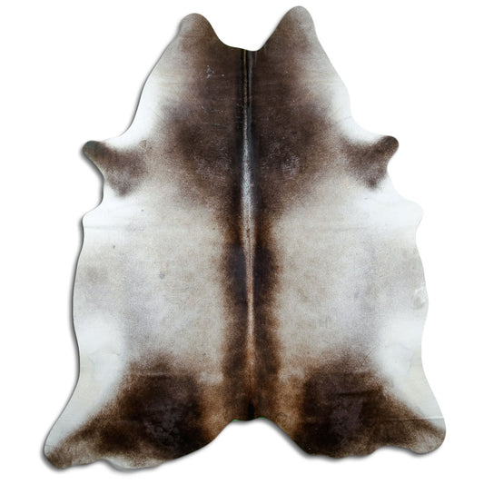 Tan Grey Cowhide Rug XXL