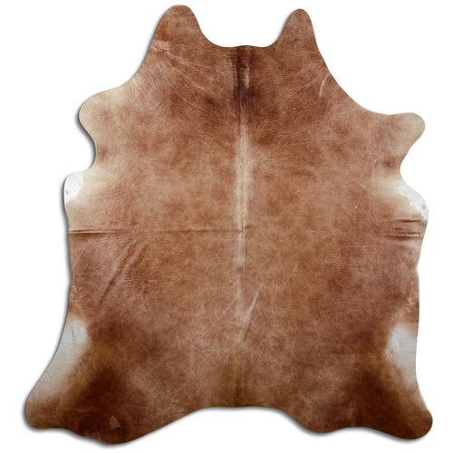 Brown Cowhide Rug XXL