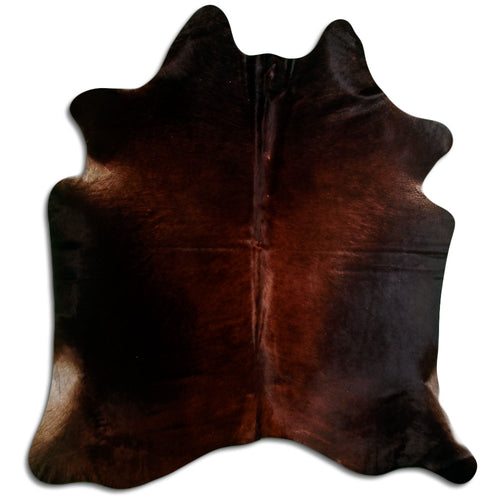 Brown Cowhide Rug L