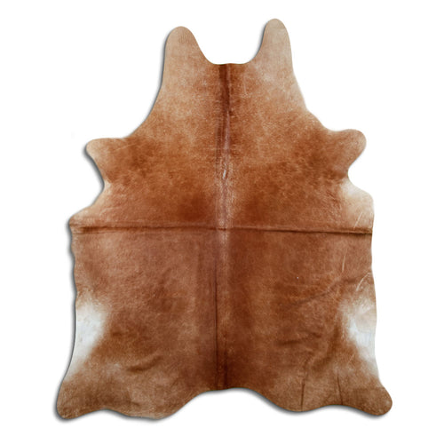 Brown Cowhide Rug L