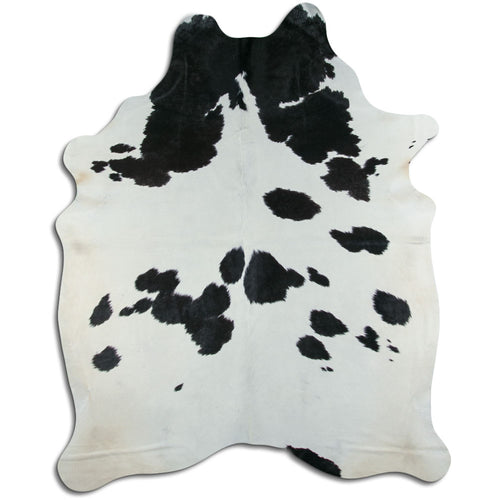 Black & White Cowhide Rug XXL