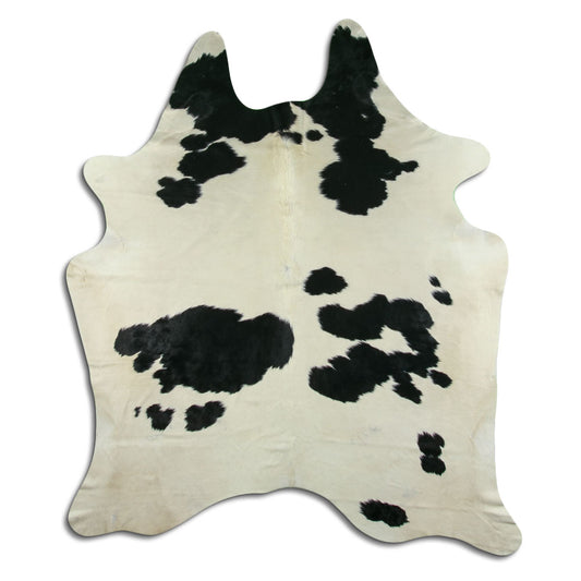 Black & White Cowhide Rug XXL