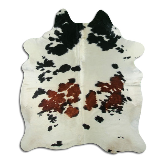 Tricolor Cowhide Rug L
