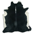 Brown & White Cowhide Rug XL